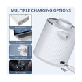 Miniatyrbilde 2 av 5: Bærbar Luftpumpe, USB Oppladbar Luftpumpe, Pumpe Opp og Ned med Dyser for Luftmadrass, Basseng