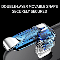 Miniatyrbild 3 av 4: Pubg Mobile Game Controller Trigger, Mini Gaming Trigger För Pubg Gamepad Mobil Kontroll L1 R1 Pubg Game Fire Buttons L1 R1