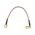 Pikkukuva 3 / 5: 1,35 GHz - 9,5 GHz 8x10 cm UWB Ultra Wideband Log-periodisen Antenni 5-6 dB 15 W SMA-naaras Adapteri