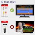 Miniatyrbild 3 av 4: Klassisk Retro Arcade Mini Videospelkonsol med 620 Spel - Sluten Utgång (EU-kontakt)