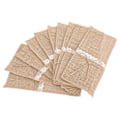 Miniatyrbilde 2 av 5: Jute Serviettholdere - 20 stk Blonder Servietposer for Retro Landlig Bryllup, Bursdager og Mottakelser