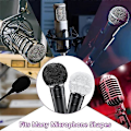 Miniatyrbild 4 av 5: 400 st Engångs Mikrofonskydd, Icke-vävda Engångs Mikrofonskydd för Konferenser, Konserter, Inspelningsrum, KTV