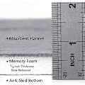 Miniatyrbillede 5 af 5: Badeværelsesmåtte i memoryskum, ekstra bløde absorberende badeværelsesmåtter