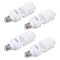 Miniatyrbillede 1 af 5: 4x Kompakt E27 220v 5500k 45w Fotostudie Pære Videooptagelse Daglys Lampe Hvid