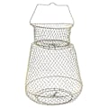 Miniatyrbillede 1 af 5: Foldbar Bærbar Ståltrådsfiskepotte Fælde Net Krabbe Crawdad Bur Fiskekurv
