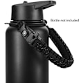 Pikkukuva 2 / 4: Jars Vedenpullon Kahva, Paracord-Valjaat 12-64 Oz Vedenpulloille, Vaellus Vedenpullon Tarvikkeet - Karabiini Turvallisuuslenkillä (2-Pakkaus)