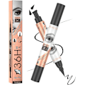 Pikkukuva 1 / 5: Siivekäs Eyeliner-leimasin, Eyeliner-leimasin, Musta nestemäinen Eyeliner, Vedenpitävä Eyeliner, Pitkäkestoinen nestemäinen Leima Eyeliner