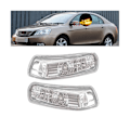 Miniatyrbilde 2 av 5: 1 par LED bakspeil lys dør vingespeil blinklys for Geely 7 EC7 EC715 EC718 sidespeil
