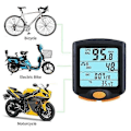 Miniatyrbillede 3 af 5: 11,5*11*3cm Kablet Cykelcomputer Vandtæt Cykelcomputer Odometer med Baggrundsbelyst LCD-display til Cykel Realtids Hastigheds- og Distance Track