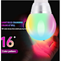 Miniatyrbilde 3 av 5: Led Rgb Lampe Spotlight Pære Bombillas Led 3w Rgb  IR Fjernkontroll Led Pære Smart Led Rgbw Lampe Hjemmedekor