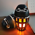 Miniatyrbild 1 av 5: Utomhus Fackla Bluetooth-högtalare med Flame Effect Light, Vattentäta trådlösa högtalare, LED-lykta