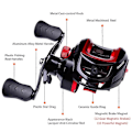Pikkukuva 2 / 4: 1x Baitcasting-kalastuskelan 3+1 BB Kevyt pyörä 10kg Max Drag Casting Reel
