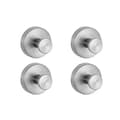 INF Wall Hooks with Suction Cup, 4-pack Silver