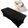 Miniatyrbild 3 av 5: Klassisk Massagebordsöverdrag, Skyddande Massagebordsöverdrag, Lämplig För Spa Och Terapeuter (svart) (1st)
