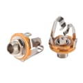 2 stk. 1/4 tomme 6,35 mm stereo input jack stik til elektrisk guitar bas, guitar pickup output ja
