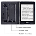 Miniatyrbild 2 av 5: Fodral för Kindle Paperwhite 10:e generationen (utgiven 2018, modell Pq94wif), PU-läderfodral med stativ