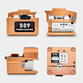 Miniatyrbilde 3 av 5: Ai-9 Fusion Splicer Kit Optisk Fiberkutter S09 Med Wast Box Ny Fg