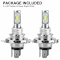 Pikkukuva 5 / 5: 2x H4 9003 Hb2 6000k Super White Csp Led-ajovalopaketti Korkea ja Matala Säde Canbus