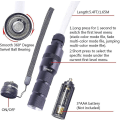 Miniatyrbilde 4 av 5: LED Fiberoptisk Pisk Danseromspisk Super Lys Sterk 40 Fargeeffektmodus 360 Sving for Dansing, Fester, Lysshow, EDM Musikkfestivaler