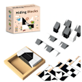 Miniatyrbild 1 av 5: Kreativa Dolda Block 3D Utbildningsspel för Småbarn Förskolefärg Formmatchning Hjärnspel