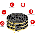 Miniatyrbilde 5 av 5: Selvklebende Værstripping Skumtape 6mm(b) X 3mm(t) 3 Ruller, totalt 15m Lang