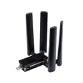 Miniatyrbilde 1 av 5: 5G Dongle-modul med 4 antenner, USB 3.1-port, aluminiumslegeringskjøleribbe, M.2 Key B-grensesnitt