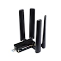 Miniatyrbillede 1 af 5: 5g Dongle Modul 4 Antenner Usb3.1 Port Aluminium Legering Køleplade M.2 Key B Interface