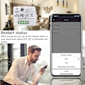 Pikkukuva 3 / 5: Mini Langaton WiFi-kytkin RF-kaukosäädin 2500W 10A 3 Vastaanotinta ja 1 Langaton Seinäkytkin Älykäs Ohjaus Sovelluksen Kautta