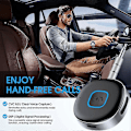 Pikkukuva 5 / 5: Kannettava 3,5 mm Aux Bluetooth-auton sovitin, Bluetooth 5.0 langaton äänen vastaanotin auton stereoon/kotistereoon/johdolliseen