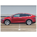 Miniatyrbild 3 av 5: 3D-bilmärken Emblem Sido Fender Dekaler Metall För Tesla Dekaler Modell S Modell Y X 3 P100d P85d 200 Logotyp