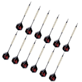 Miniatyrbilde 3 av 5: Dartpiler med plastspiss for elektronisk darttavle 12 stk Soft Darts piler sett, 18 gram Proff Softdarts dartpil, Dart, 15 Aluminium skaft