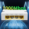 Miniatyrbild 5 av 5: 4-portars Gigabit POE-förlängare Nätverksswitch Repeater IEEE802.3af/at PoE-switch js