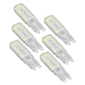 Miniatyrbillede 4 af 5: 6 stk. G9 LED Pærer 7W Dæmpbar 360 Belysning Udskiftningslyspære til Vægskrivebordskablampe Hvidt Lys 110-140V