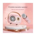 Miniatyrbillede 4 af 5: Mini Trådløs Bluetooth Audio Hjemmesang Karaoke Integreret Mikrofon Højttaler Stereo Hjem Ktv Se