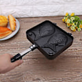 Miniatyrbilde 3 av 5: Japansk Taiyaki vaffeljern, fiskevaffel, non-stick for med rustfritt stål bakepanne 2 sider