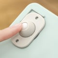 Miniatyrbillede 2 af 5: Selvklæbende Rustfrit Stål Drejelige Hjul, Lav Støj, Glat Universal Rulle - 4 stk., OPP Pose Emballage