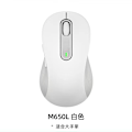 Miniatyrbillede 2 af 2: Trådløs mus M650/M650L Bluetooth Dual Mode trådløs mus Hjemmekontor Forretning Trådløs lydløs mus Velegnet til bærbar computer Lydløs mus Ergonomisk white