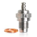 Miniatyrbillede 1 af 5: 1 stk. T4 Hot Spark Glødeplug Udskiftning OS til /// Redcat 1/8 1/10 RC Nitro Motorer Bil Lastbil