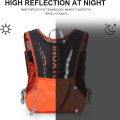 Miniatyrbild 3 av 3: Hydreringsväst Ryggsäck, Lätt Vattenlöpningsvästpaket Med 1,5 L Vattenblåsa Dagryggsäck För Vandring Trail Running Cykling Race Marathon För Kvinnor