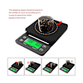 Miniatyrbild 4 av 5: 5 kg/0,1 g Droppkaffeskala med Timer Bärbar Elektronisk Digital Köksvåg LCD Elektronisk Vågskala