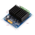 Miniatyrbillede 2 af 5: DC5-12V 0A-30A dobbeltkanals H-bro driver motor robot stepper driver styrekort modul
