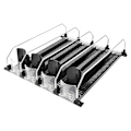 Miniatyrbilde 4 av 5: Romdekor Supermarked Fryser Drikke Pusher Kjøleskap Drikkehylle Drikke Automatisk Pusher