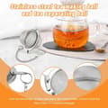 Miniatyrbilde 5 av 5: 2 stk Praktisk te-kule, Te Krydder Infuser Filter