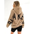 Pikkukuva 1 / 3: Blakely Huppari Naisten Huppari Pitkähihainen Puloveri Neule Casual Top Khaki l