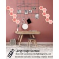 Miniatyrbilde 3 av 5: Hexagon Lys med Fjernkontroll, Smart DIY Hexagon Vegglys, Dobbel Kontroll Hexagonale LED Veggpaneler med USB-Strøm