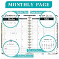 Miniatyrbillede 4 af 5: 2024 Planner - Planlægger/Kalender 2024, Jan 2024 - Dec 2024, 2024 Planner Ugentlig og Månedlig med Faner, 21.7 x 15.8cm