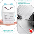 Miniatyrbillede 4 af 5: Termisk printer kompatibel med iOS Android Label Printer Effektiv mobil udskrivningsløsning
