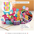 Pikkukuva 2 / 5: Syntymäpäiväkortti, 3D Pop Up -onnittelukortti, DIY-numero vaihdettavissa mihin tahansa ikään