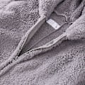 Miniatyrbilde 2 av 4: Onesies Pyjamas Lang Varmt Børstet Bodysuit Light Gray 2xl