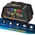 Vgate iCar Pro OBD2/OBDII feilkodeleser Bluetooth 4.0 (BLE) med ELM327-adapter for diagnostikk av motorlys.